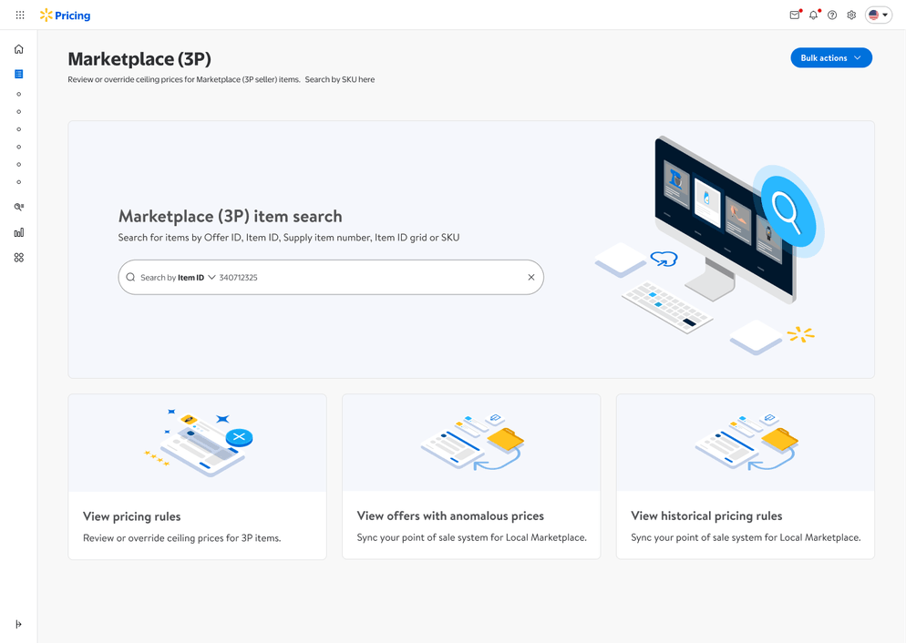 Start from the item